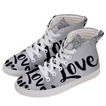Love Yourself Men s Hi-Top Skate Sneakers