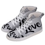 Love Yourself Women s Hi-Top Skate Sneakers