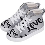 Love Yourself Kids  Hi-Top Skate Sneakers