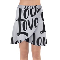 Wrap Front Skirt 