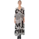 Love Yourself Button Up Boho Maxi Dress