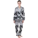 Love Yourself Satin Long Sleeve Pajamas Set