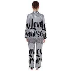 Women s Long Sleeve Satin Pajamas Set 