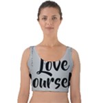 Love Yourself Velvet Crop Top