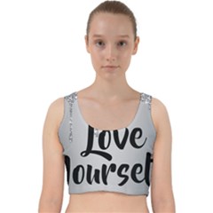 Velvet Racer Back Crop Top 