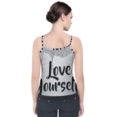 Velvet Spaghetti Strap Top 