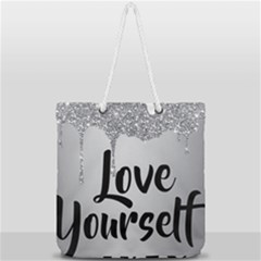 Full Print Rope Handle Tote (Large) 