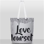 Love Yourself Full Print Rope Handle Tote (Small)
