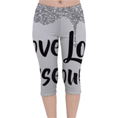Velvet Capri Leggings  