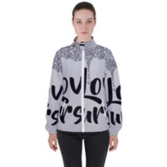Women s High Neck Windbreaker 
