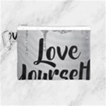 Love Yourself Canvas Cosmetic Bag (Medium)