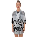 Love Yourself Half Sleeve Chiffon Kimono