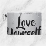 Love Yourself Canvas Cosmetic Bag (Large)