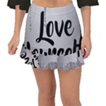 Love Yourself Fishtail Mini Chiffon Skirt