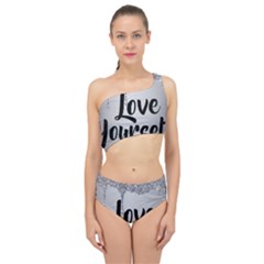 Spliced Up Two Piece Swimsuit 