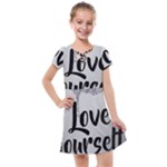 Love Yourself Kids  Cross Web Dress