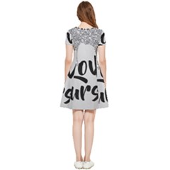 Inside Out Cap Sleeve Dress 