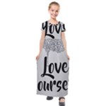 Love Yourself Kids  Short Sleeve Maxi Dress