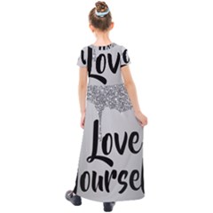 Kids  Short Sleeve Maxi Dress 