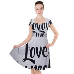 Cap Sleeve Midi Dress 