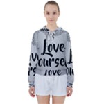 Love Yourself Women s Tie Up Sweat