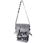 Love Yourself Folding Shoulder Bag
