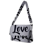 Love Yourself Full Print Messenger Bag (S)
