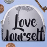 Love Yourself Horseshoe Style Canvas Pouch