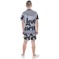 Men s Mesh T-Shirt and Shorts Set 