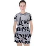 Love Yourself Women s Tee and Shorts Set