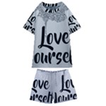 Love Yourself Kids  Swim Tee and Shorts Set