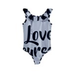 Love Yourself Kids  Frill Swimsuit