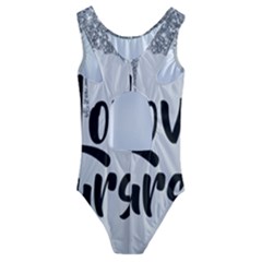 Kids  Cut-Out Back One Piece Swimsuit 