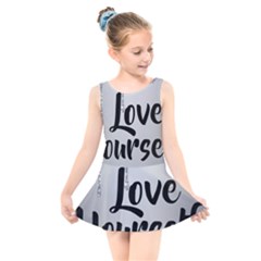 Kids  Skater Dress Swimsuit 