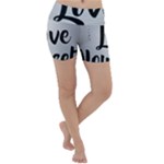 Love Yourself Lightweight Velour Yoga Shorts