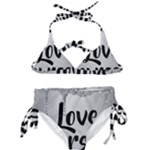 Love Yourself Kids  Classic Bikini Set