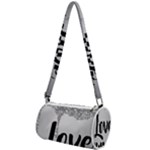 Love Yourself Mini Cylinder Bag