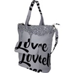 Love Yourself Shoulder Tote Bag