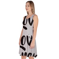 Knee Length Skater Dress With Pockets 