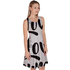 Knee Length Skater Dress With Pockets 