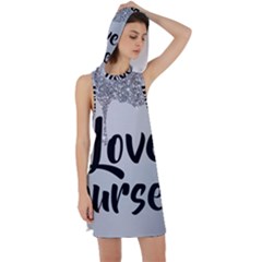 Racer Back Hoodie Dress 