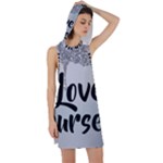 Love Yourself Racer Back Hoodie Dress