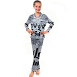 Love Yourself Kid s Satin Long Sleeve Pajamas Set