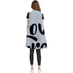 Sleeveless Chiffon Waistcoat Shirt 
