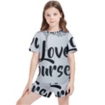 Love Yourself Kids  Tee and Sports Shorts Set