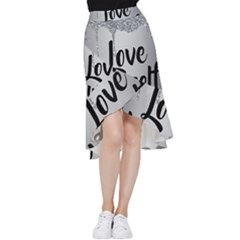 Frill Hi Low Chiffon Skirt 