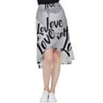 Love Yourself Frill Hi Low Chiffon Skirt