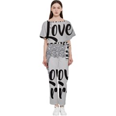 Batwing Lightweight Chiffon Jumpsuit 