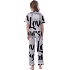 Kids  Satin Short Sleeve Pajamas Set 