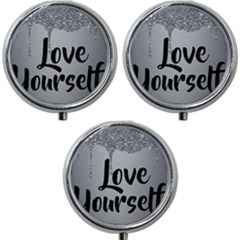 Mini Round Pill Box (Pack of 3) 